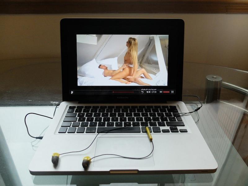 Watching porn laptop