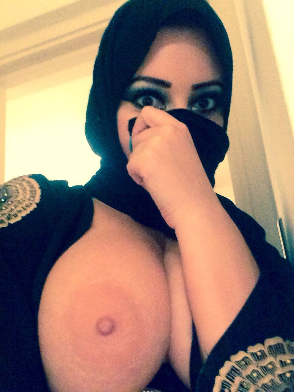 Busty arab hijab