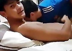 Yang thai masturbate penis load cumm on face