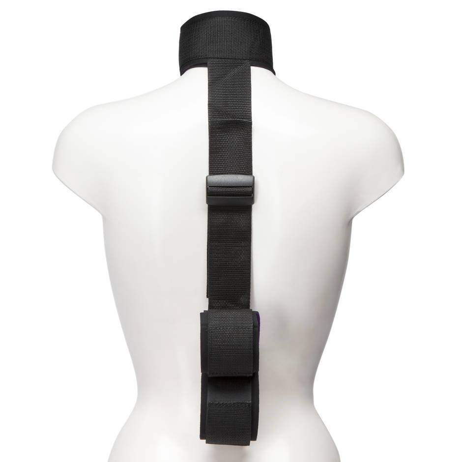 Arm and neck bondage restraints