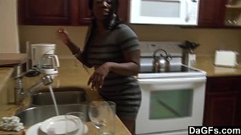 Black mom kitchen