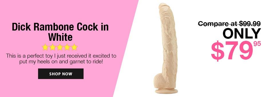 Large pink jelly dildo